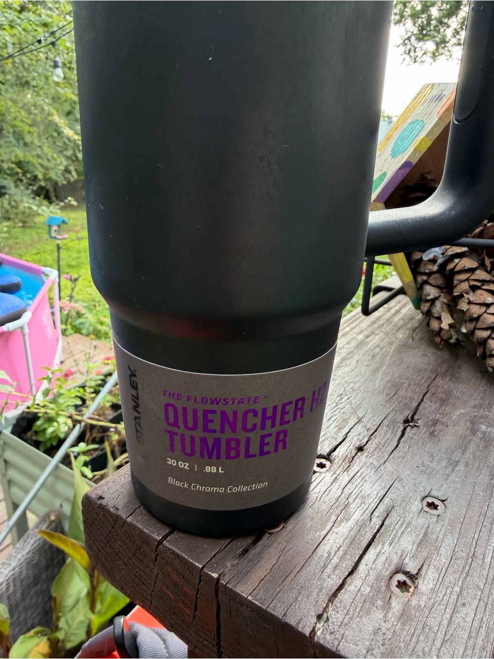 Stanley 30oz Black Chroma Collection Quencher Tumbler - Picture 3 of 5